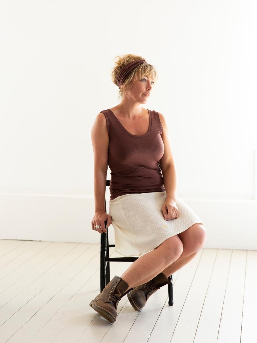 Top Femme Caraco RAGNO - 85% Laine Mérinos, 15% Soie - Tricot Confortable - Modèle Araignée - Taille XS à XXXL