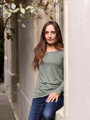 *Nouveaux coloris : Top Pagode - laine mérinos bio et soie