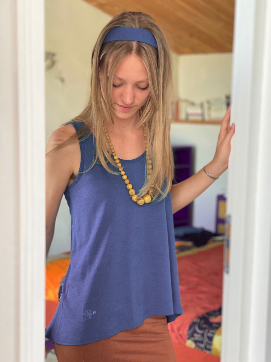 Débardeur Canicule – laine mérinos bio & soie naturelle – Image 6